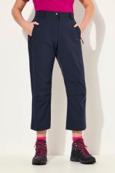 Damskie Spodnie funkcyjne 7/8 szybkoschnące wygodny pas. Niebieskie spodnie materiałowe damskie Ulla Popken, plus size, bez wzorów, z elastanu. Za 228.99 zł.