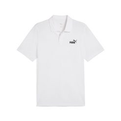 Męska koszulka polo Essentials z logo No. 1 z piki PUMA White. Białe koszulki polo męskie Puma, m, bez wzorów, prążkowane, bez ramiączek. Za 149.00 zł.