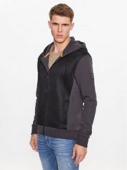 Boss Bluza 50493983 Szary Relaxed Fit. Szare bluzy męskie Boss, m, bez wzorów, z bawełny, bez kaptura. Za 719.99 zł.