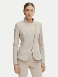 Rinascimento Marynarka CFC0127901003 Beżowy Slim Fit. Brązowe żakiety damskie Rinascimento, xl, bez wzorów, z syntetyku. Za 579.99 zł.