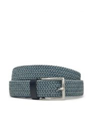 Guess Pasek Męski BMSOFD P5235 Niebieski. Niebieskie paski damskie Guess, z aplikacjami, z materiału. Za 139.99 zł.