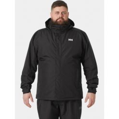 Kurtka przeciwdeszczowa męska Helly Hansen DUBLINER INSULATED. Czarne kurtki męskie Helly Hansen, m, bez wzorów, z syntetyku, trekkingowe. Za 583.20 zł.