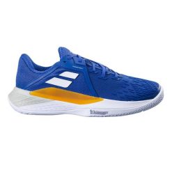 Buty do tenisa męskie Babolat Propulse Fury 3 All Court. Niebieskie buty sportowe męskie BABOLAT, bez zapięcia, tenisowe. Za 419.99 zł.