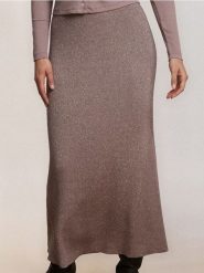 Prążkowana spódnica midi - Inny. Spódnice damskie Sinsay, l, bez wzorów, prążkowane, midi. Za 69.99 zł.