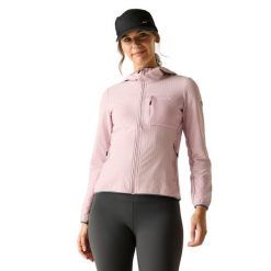 Damska Bluza Polarowa Kemilia. Czerwone bluzy damskie Regatta, na zimę, l, bez wzorów, z elastanu, z kapturem. Za 225.99 zł.