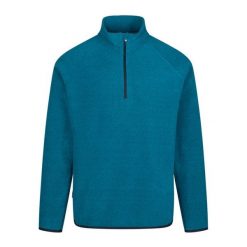 Polarowy Top Męski Wetherill. Niebieskie bluzy męskie Trespass, na zimę, m, bez wzorów, z polaru, bez kaptura. Za 145.99 zł.