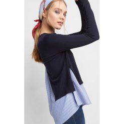 Sweter z koszulową wstawką. Swetry damskie marki Orsay. Za 99.99 zł.