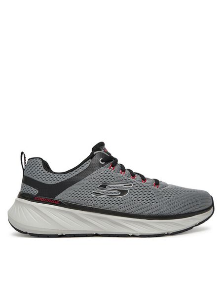 Skechers Buty do biegania Edgeride-Contention 232843/CCBK Szary. Szare buty sportowe męskie Skechers, z materiału, bez zapięcia, do biegania. Za 219.99 zł.