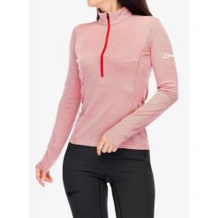 Bluza damska Berghaus MTN Guide LS HZ. Czerwone bluzy damskie Berghaus, xl, bez wzorów, bez kaptura. Za 319.99 zł.