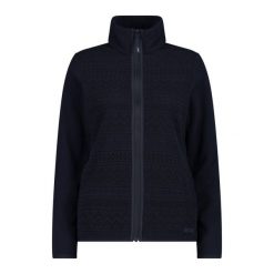Bluza damska turystyczna CMP 34H0426. Niebieskie bluzy sportowe damskie CMP, s, bez wzorów, bez kaptura, trekkingowe. Za 382.50 zł.