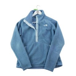 Second life - Bluza polarowa damska Outdoor - Stan bardzo dobry. Niebieskie bluzy sportowe damskie The North Face, l, bez wzorów, z jeansu, bez kaptura, outdoorowe. Za 186.06 zł.