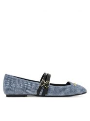 Liu Jo Baleriny Brigitte 06 SF5113 TX365 Niebieski. Niebieskie baleriny damskie Liu Jo, bez wzorów, z materiału, bez obcasa. Za 439.99 zł.