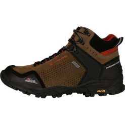Skórzane buty turystyczne w kolorze jasnobrązowym. Brązowe trekkingi damskie Alpine Pro. W wyprzedaży za 483.95 zł.