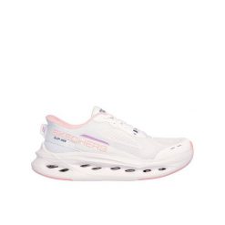 Buty damskie SKECHERS Max Cushioning Glide-Step Caledonia. Białe obuwie sportowe damskie Skechers, bez wzorów, trekkingowe. Za 379.99 zł.