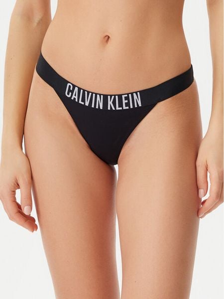 Calvin Klein Swimwear Dół od bikini KW0KW02857 Czarny. Czarne bikini damskie Calvin Klein Swimwear, xl, bez wzorów. Za 119.99 zł.