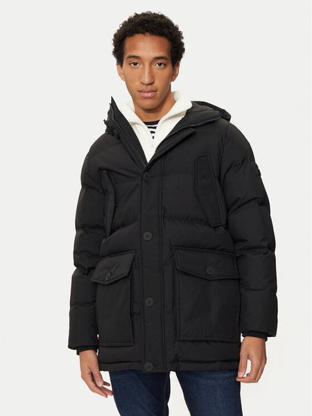 Tommy Hilfiger Kurtka zimowa Essential MW0MW37483 Czarny Regular Fit. Czarne kurtki męskie Tommy Hilfiger, na zimę, m, bez wzorów, z syntetyku, bez kaptura. Za 1,799.00 zł.