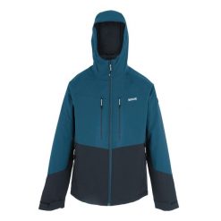 Męska Kurtka Ocieplana Highton Stretch Padded Jacket. Niebieskie kurtki sportowe męskie Regatta, m, bez wzorów, z puchu, trekkingowe. Za 244.99 zł.