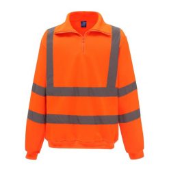 Męska Bluza Rozpinana HiVis Quarter Zip. Brązowe bluzy męskie YOKO, m, bez wzorów, bez kaptura. Za 174.99 zł.