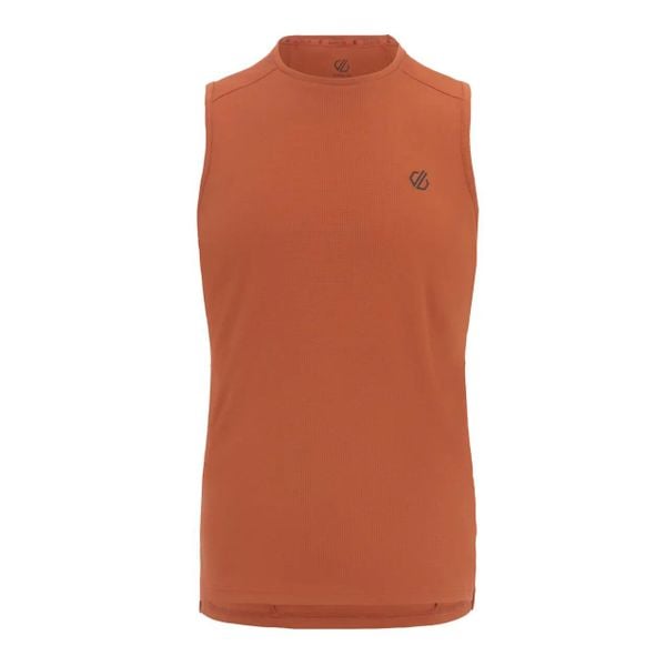 Tank top Dare 2B Agile. Brązowe t-shirty męskie Dare 2b, xs, bez wzorów, z elastanu, bez kołnierzyka. Za 89.99 zł.
