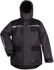 Kurtka męska Apple JACKET LONG ARCTIC GREY/BLACK WJ-8924 XL. Czarne kurtki męskie APPLE, m, bez wzorów, bez kaptura. Za 193.93 zł.