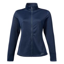 Damska bluza zapinana na zamek Musto Essential. Niebieskie bluzy damskie Musto, bez wzorów, bez kaptura. Za 350.50 zł.