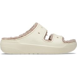 Klapki Dla Dorosłych Crocs Classic Cozzy Sandal. Brązowe klapki męskie Crocs, z materiału. Za 202.99 zł.