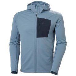 Bluza z kapturem Helly Hansen Versalite Fleece. Niebieskie bluzy męskie Helly Hansen, m, bez wzorów, z kapturem. Za 471.00 zł.