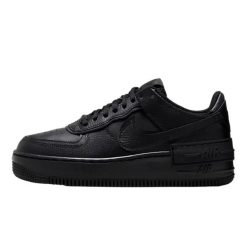 Buty do chodzenia dla dorosłych Air Force 1 Shadow Black. Czarne obuwie sportowe damskie Nike, bez wzorów, z materiału, do koszykówki, Nike Air Force. Za 4,070.12 zł.