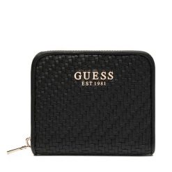 Portfel Guess. Czarne portfele damskie Guess, z aplikacjami. Za 189.99 zł.