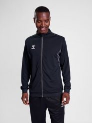 Bluza dresowa z poliestru zapinana na zamek błyskawiczny Hummel Authentic. Żółte bluzy męskie Hummel, l, bez wzorów, z dresówki, bez kaptura. Za 212.45 zł.