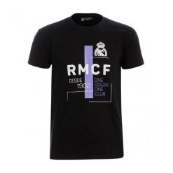 Koszulka Real Madryt - licencjonowana. Białe koszulki sportowe męskie Real Madrid, m, bez wzorów, z bawełny, bez kołnierzyka, bez ramiączek, do piłki nożnej. Za 99.00 zł.