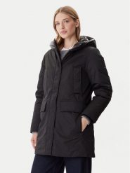 Tommy Hilfiger Parka WW0WW46533 Czarny Relaxed Fit. Czarne kurtki damskie Tommy Hilfiger, xxl, bez wzorów, z syntetyku, bez kaptura. Za 1,049.00 zł.