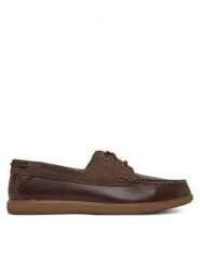 Clarks Mokasyny Bratton Boat 26181271 Brązowy. Brązowe mokasyny męskie Clarks, ze skóry. Za 289.99 zł.