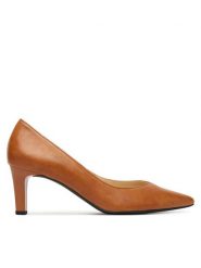 HÖGL Szpilki 0-186700-25000 Brązowy. Brązowe szpilki damskie HÖGL, bez wzorów, ze skóry, bez obcasa, bez zapięcia. Za 699.99 zł.