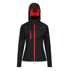 Softshell Z Kapturem Damski Venturer. Czarne kurtki damskie Regatta, xl, bez wzorów, z softshellu, z kapturem. Za 171.99 zł.