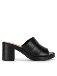 Lasocki Klapki RST-KSENIA-01 Czarny. Czarne klapki damskie Lasocki, bez wzorów, z materiału, bez obcasa. Za 169.99 zł.