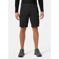 Szorty Helly Hansen Verglas Tur. Czarne krótkie spodenki sportowe męskie Helly Hansen, bez wzorów, trekkingowe. Za 469.50 zł.