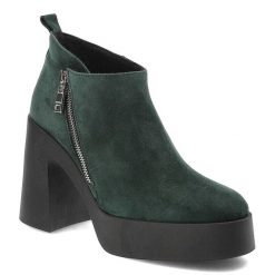 Zielone Botki Armodo Modne Buty Na Obcasie. Zielone botki damskie Armodo, na wiosnę, z zamszu, eleganckie, bez obcasa, na obcasie, bez zapięcia. Za 359.00 zł.