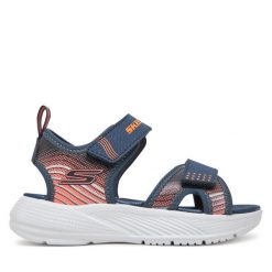 Sandały Skechers. Brązowe sandały męskie Skechers, bez zapięcia. Za 349.99 zł.