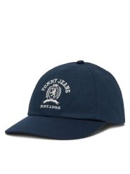 Tommy Jeans Czapka z daszkiem Tjm Crest Cap AM0AM13286 Granatowy. Niebieskie rękawiczki męskie Tommy Jeans, bez wzorów, z bawełny. Za 99.99 zł.