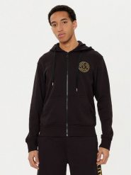 Versace Jeans Couture Bluza 78GAIT00 Czarny Regular Fit. Czarne bluzy męskie Versace Jeans Couture, m, bez wzorów, z bawełny, bez kaptura. Za 709.99 zł.