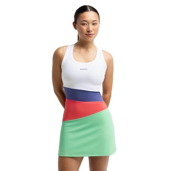 Damska sukienka do gry w padla sport.padel Siroko Dusk Erit. Sukienki damskie SIROKO, s, bez wzorów, z nylonu, sportowe, bez kołnierzyka, bez ramiączek, sportowe. Za 253.00 zł.