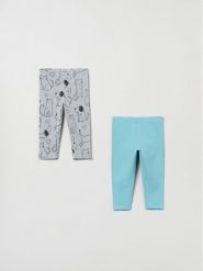 OVS Legginsy 1843685 Kolorowy Slim Fit. Legginsy dla dziewczynek OVS, bez wzorów, z bawełny. Za 29.99 zł.