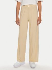 Hugo Spodnie materiałowe 50514874 Beżowy Regular Fit. Brązowe spodnie materiałowe damskie Hugo, s, bez wzorów, z bawełny. Za 329.99 zł.