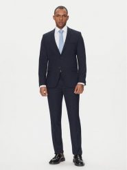 HUGO Garnitur Arti/Hesten232X 50533268 Granatowy Extra Slim Fit. Niebieskie garnitury męskie Hugo, bez wzorów, z syntetyku. Za 1,169.00 zł.