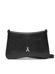 Patrizia Pepe Torebka 2B0101/L132-K103 Czarny. Czarne listonoszki damskie Patrizia Pepe, bez wzorów, ze skóry, bez dodatków. Za 1,289.00 zł.