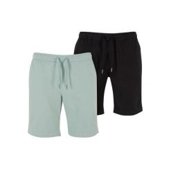 Szorty Urban Classics Stretch Twill (x2). Czarne szorty męskie Urban Classics, na lato, m, bez wzorów, z bawełny. Za 267.50 zł.