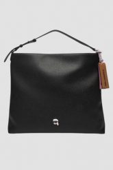 KARL LAGERFELD Czarna shopperka damska Ikon Pebble Hobo. Czarne torebki do ręki damskie KARL LAGERFELD, bez wzorów, eleganckie, bez dodatków. W wyprzedaży za 570.99 zł.
