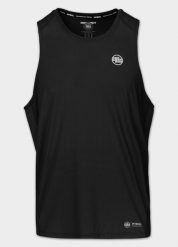 Męski Tank Top sportowy PITBULL treningowy oddychający Mesh RUNWAY. Brązowe t-shirty męskie PITBULL, l, bez wzorów, z elastanu, klasyczne, bez kołnierzyka. Za 119.00 zł.