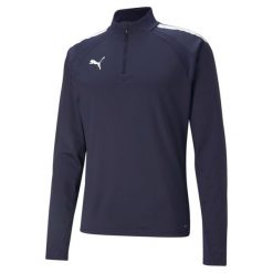 Bluza Puma Team Liga. Białe bluzy męskie Puma, l, bez wzorów, z materiału, bez kaptura. Za 137.51 zł.